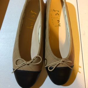 FS/NY quilted ballet flats